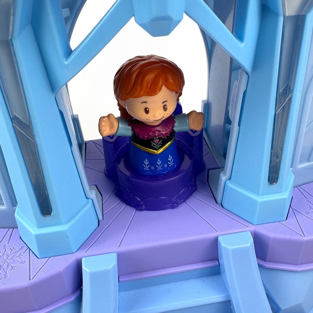 Fisher Price Little People Disney Frozen Elsas Enchanted Lights Palace Music SEE - Picture 3 of 16
